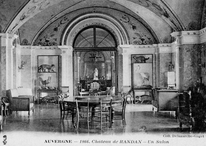 Le salon de Randan à l'époque de Ferdinand d'Orléans