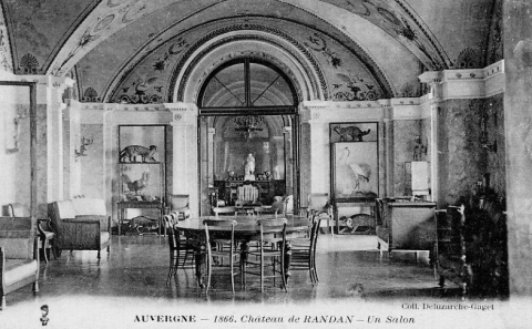 Le salon de Randan à l'époque de Ferdinand d'Orléans