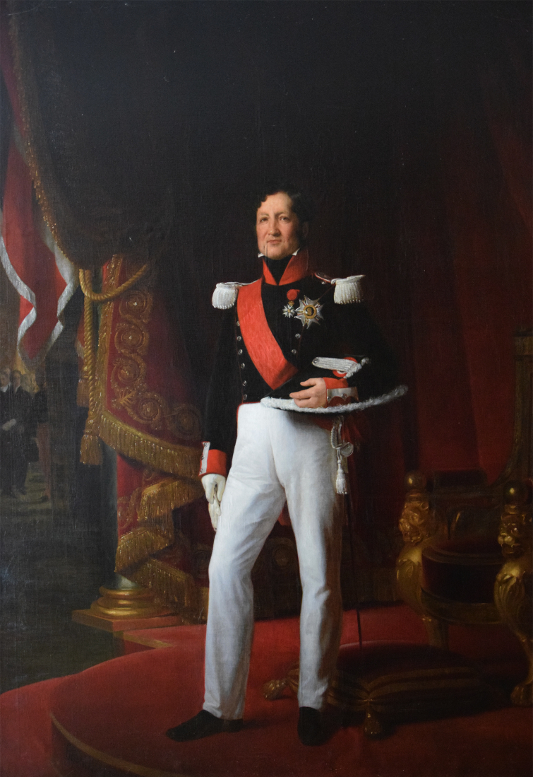 Portrait en pied de Louis-Philippe, roi des français