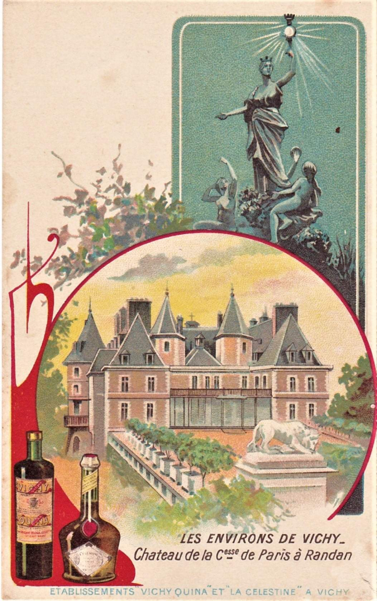 Réclame pour les vins apéritifs Vichy-Quina - Début XXe siècle