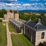 Vue aérienne de la chapelle