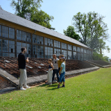 L'orangerie de 56 m, l’une des plus grandes de France à l'époque des Orléans